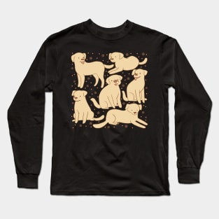 Cute labrador retriever illustration Long Sleeve T-Shirt